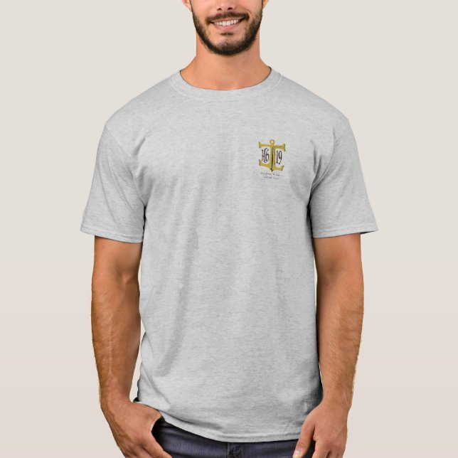 T-shirt Jésus, Ancre des âmes (Devant)