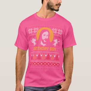 T-shirt Jésus Anniversaire Garçon Vilain Design de Noël