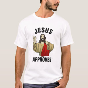 T-shirt Jésus approuve Buddy Christian Lover