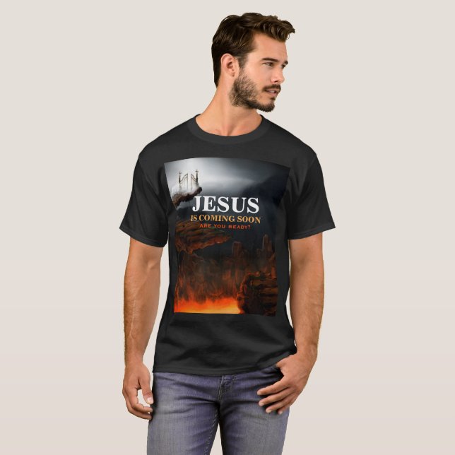 T-SHIRT JÉSUS ARRIVE BIENTÔT (Devant entier)