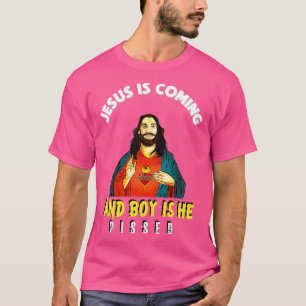 T-shirt Jésus Arrive Et Le Garçon Est Il A Pissé Drôle Rel