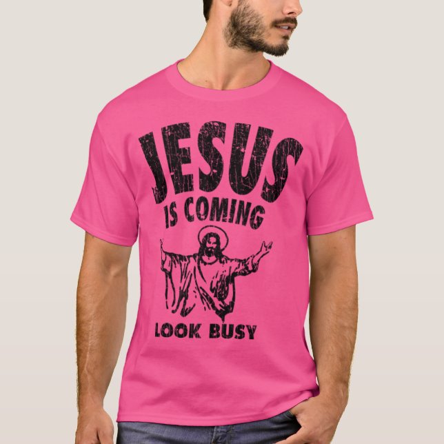 T-shirt Jésus Arrive L'Apparence Occupée 1992 (Devant)