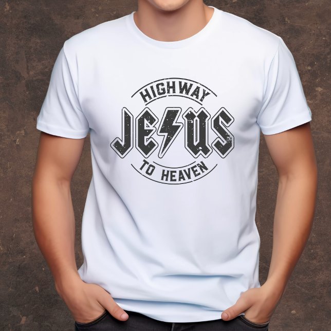 T-shirt Jésus - Autoroute vers le Ciel (Créateur téléchargé)