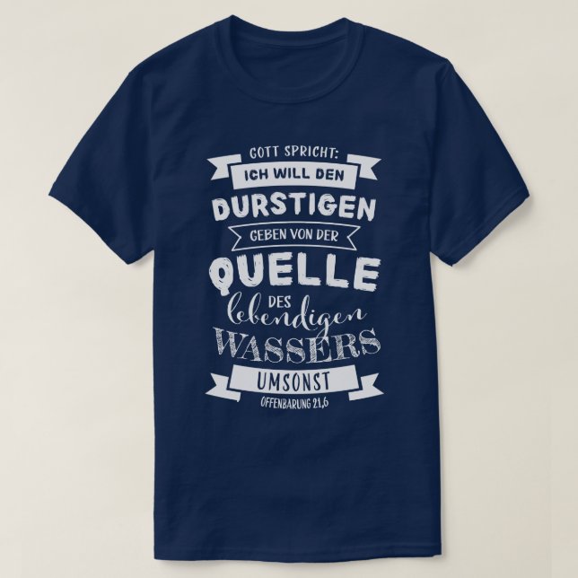 T-shirt Jésus Bible Christian Spruch Bible Version Cadeau (Design devant)