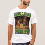 T-shirt Jesus born<br><div class="desc">jesus christmas christ,  snowflake party year happy,  merry winter vintage animals,  father mother saint,  xmas magi christianity faith,  bible stable child,  night family virgin,  holiday nativity holy born,  birschchristian,  christmas christ</div>