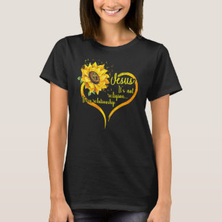T-shirt Jésus Ce n'est pas une religion C'est une relation