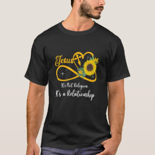 T-shirt Jésus Ce n'est pas une religion C'est une relation