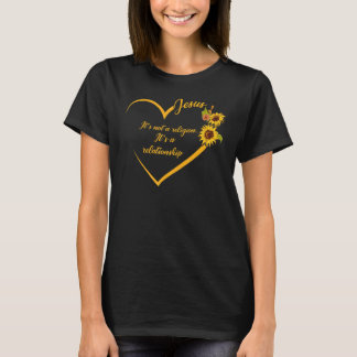 T-shirt Jésus Ce n'est pas une religion C'est une relation