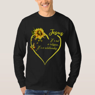T-shirt Jésus Ce n'est pas une religion C'est une relation