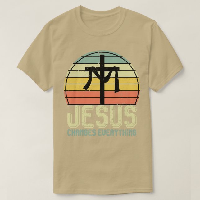 T-shirt Jésus change tout Jésus Christ (Design devant)