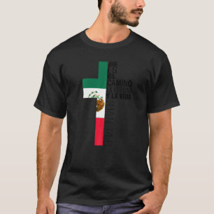T-shirt Jésus chrétien espagnol Hommes Papa Maman Drapeau
