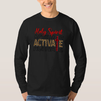 T-shirt Jésus Chrétiens Saint-Esprit Activer moi religieux
