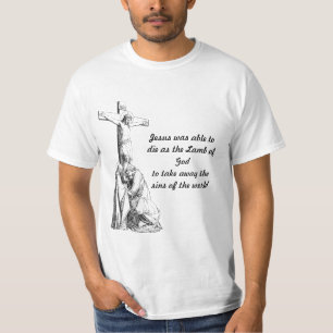 T-shirt Jésus Christ Crucifixion cross Bible Citations