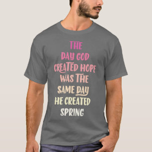 T-shirt Jésus Christ Dieu Printemps chrétien