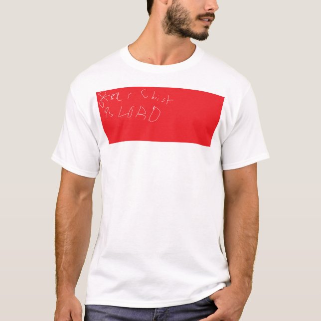T-shirt JÉSUS CHRIST est LORD (Devant)