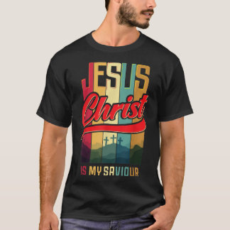T-shirt Jésus Christ est mon Sauveur pour les Femmes chrét