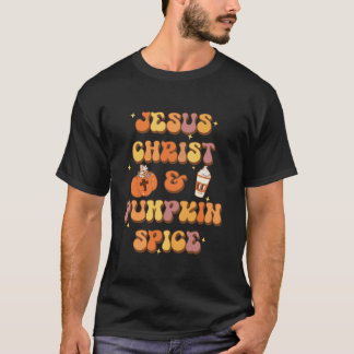 T-shirt Jésus Christ Et Citrouille Épice Super Christian H