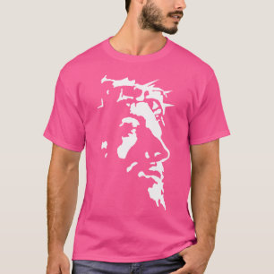 T-shirt Jésus Christ Face Avec La Couronne D'Eaux Passion