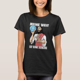 T-shirt Jesus Christ Frisbee Golf Meine Welt Ist Eine Sche