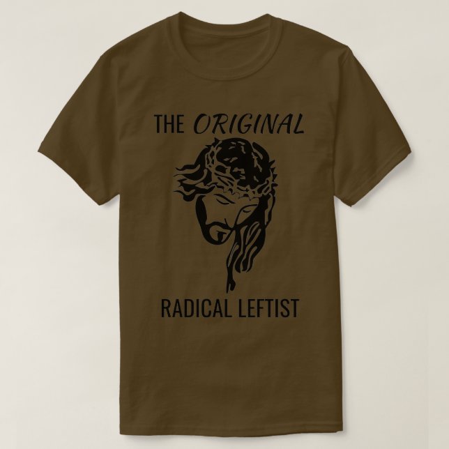 T-shirt Jésus-Christ L'Radical Leftist Socialis (Design devant)