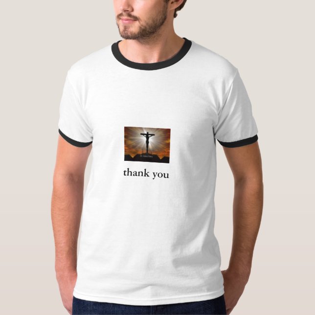 T-shirt Jésus-Christ, merci (Devant)