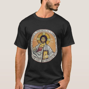 T-shirt Jésus Christ Pantocrateur dôme de l'Eglise
