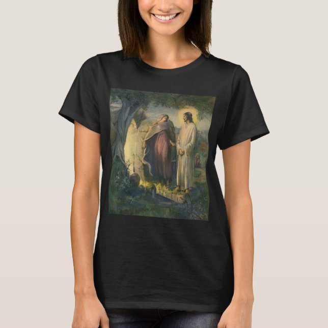 T-shirt Jésus Christ ressuscité par la tombe par ML Greer (Devant)