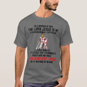 T-shirt Jésus Christ Seigneur Jésus Est Mon Officier Foi C