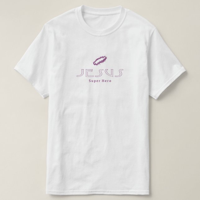 T-shirt Jesus Christ Super Hero (Design devant)