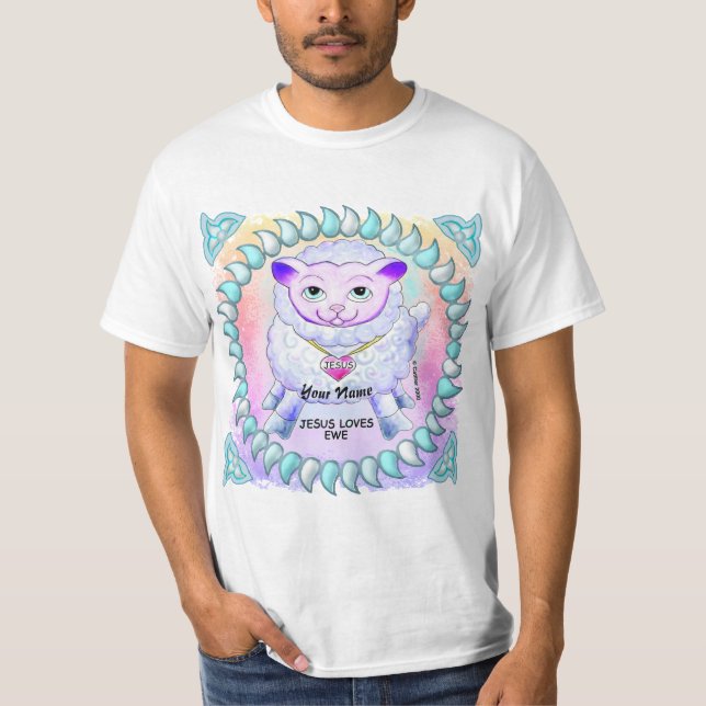 T-shirt Jésus Christ T'aime  (Devant)