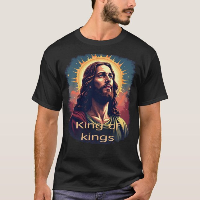 T-shirt Jésus-Christ - Tee graphique du Roi des Ro (Devant)