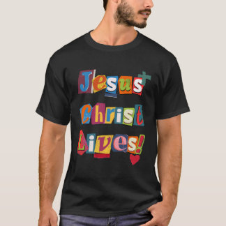 T-shirt Jésus Christ vit pour Christian Scrapbooking Arts