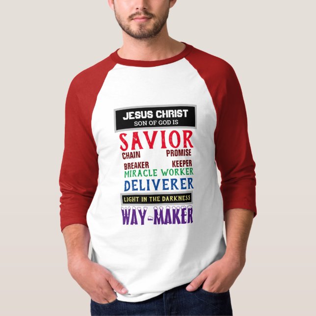 T-SHIRT JESUS CHRIST WAKER CHRISTIAN (Devant)