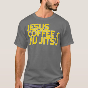 T-shirt Jesus Coffee Jiu Jitsu pour Christian Martial
