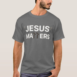 T-shirt jésus compte la croix de bois