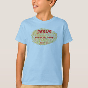 T-SHIRT JÉSUS CONNAÎT MON NOM