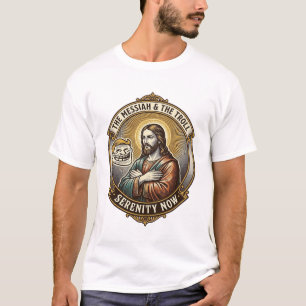 T-shirt Jésus Croisant les Bras Emoji de Visage de Troll I