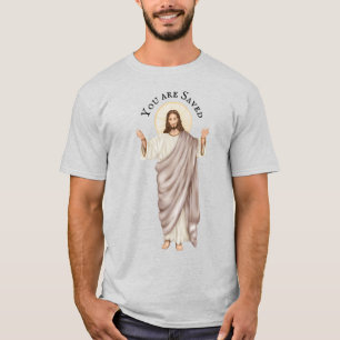 T-shirt Jésus dans la gloire approche avec bras ouverts U