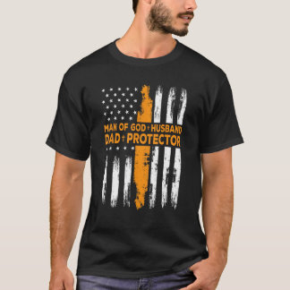 T-shirt Jésus Dieu Homme religieux de Dieu Mari papa proté