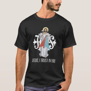 T-shirt Jésus Divine Miséricorde Je Me Fie En Toi Swea Cat