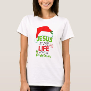 T-shirt JÉSUS Élégant EST POUR LA VIE Pas Seulement Pour N
