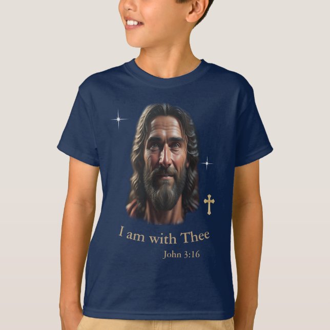 T-shirt Jésus est avec toi (Devant)