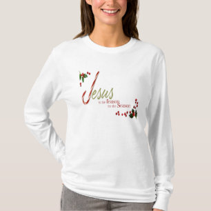 T-shirt Jésus est chemise de douille de dames de raison l