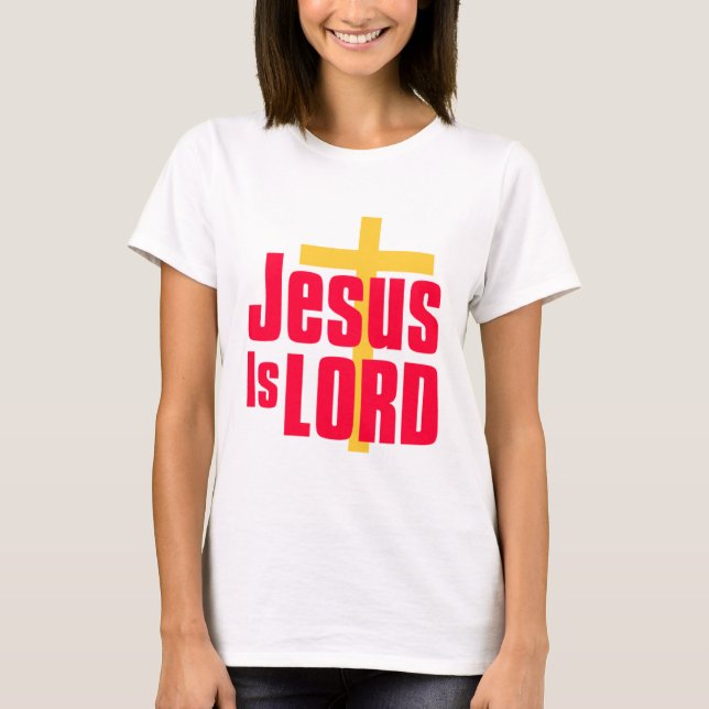 T-shirt Jésus est conception chrétienne de seigneur (Devant)