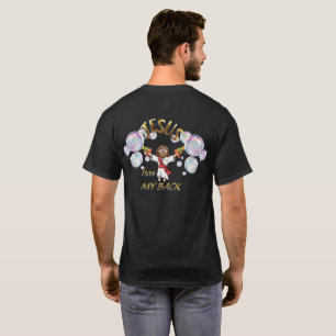 T-SHIRT JÉSUS EST DERRIÈRE MOI