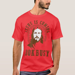 T-shirt Jésus est en train de paraître occupé humour relig