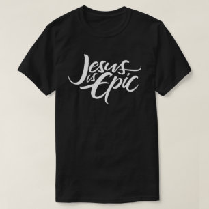 T-shirt Jésus est épopée Letter Religion Religion Christ