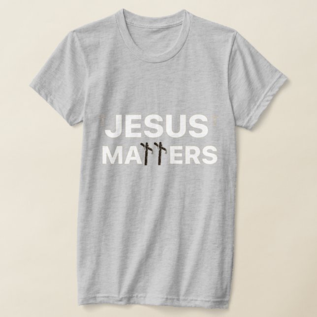 T-shirt Jésus est important  (Poser)