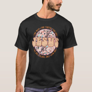 T-shirt Jésus Est La Façon Dont La Vérité La Vie Bible Ver