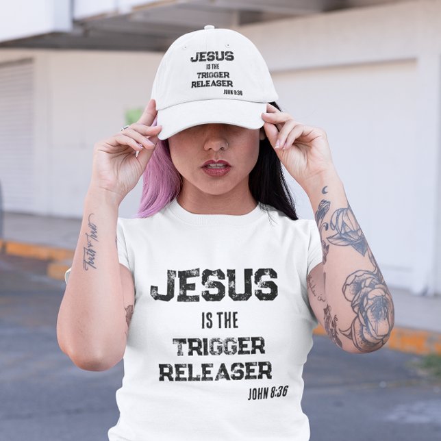 T-shirt Jésus est la Foi Écriture Libératrice Déclencheur (Créateur téléchargé)